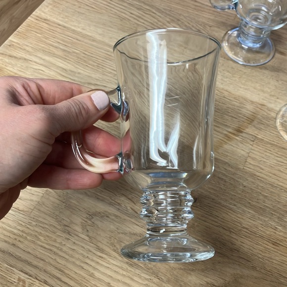 Espresso clear glass 4 set mugs/new - Picture 2 of 3